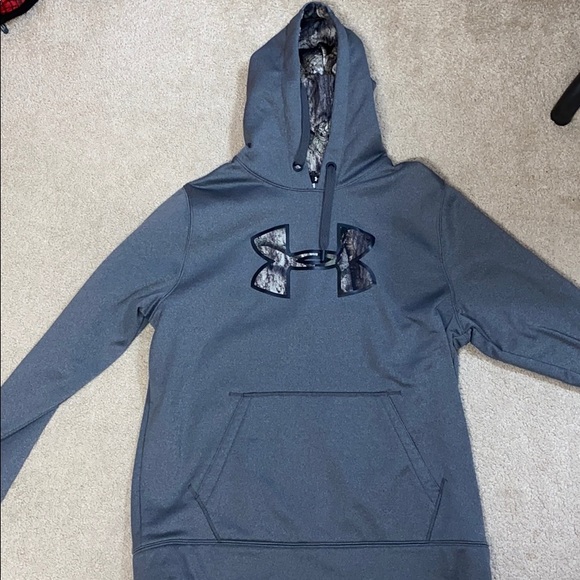 Under Armour Large Gray Hoodie - Picture 1 of 2
